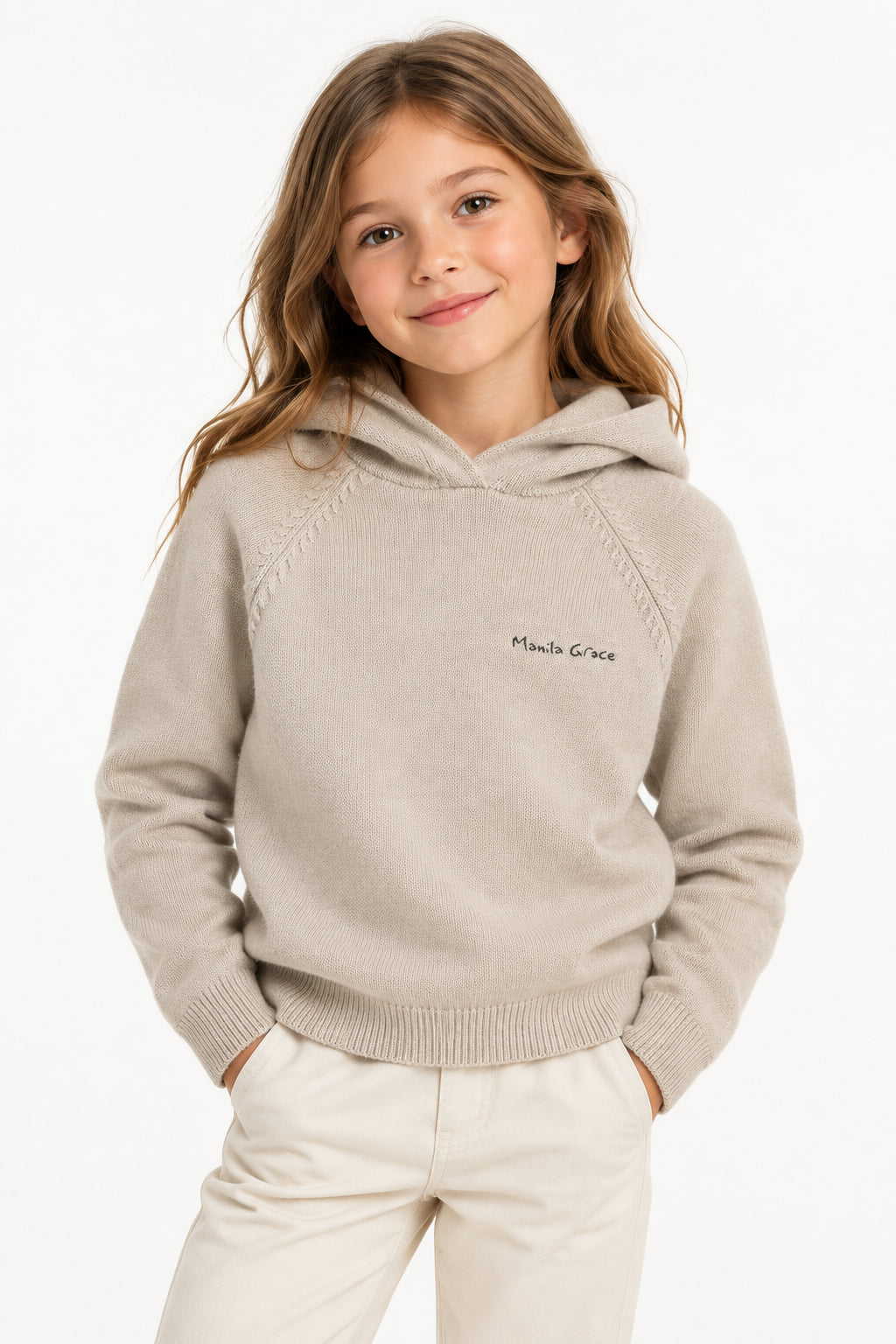 Maglia viscosa con cappuccio Manila Grace