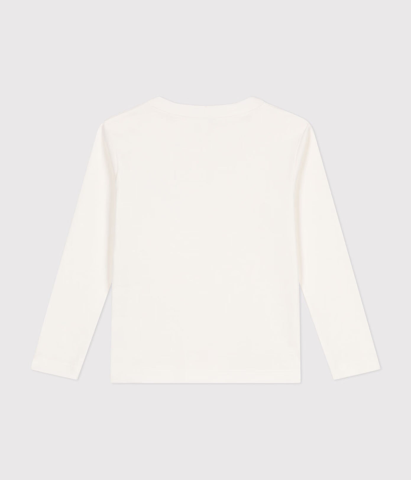 T-shirt a maniche lunghe a costine Petit Bateau