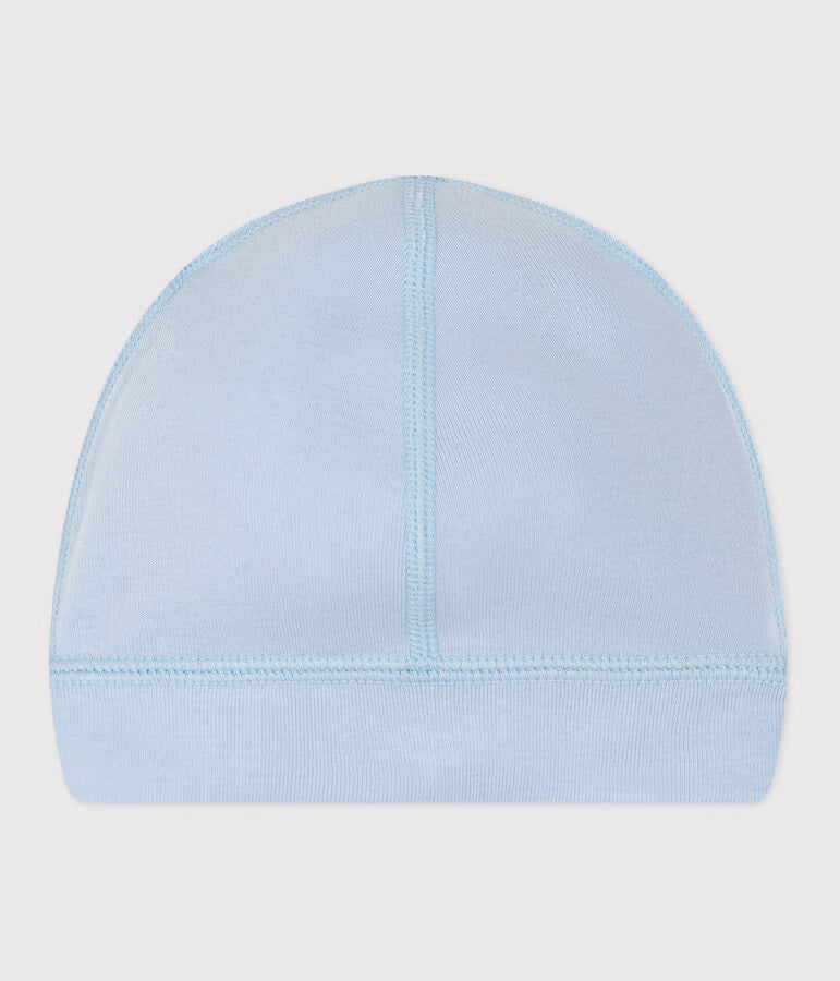 Cuffietta in cotone tinta unita neonato