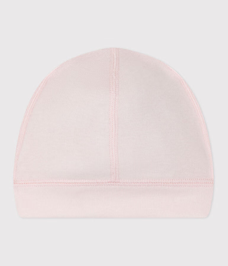 Cuffietta in cotone tinta unita neonato
