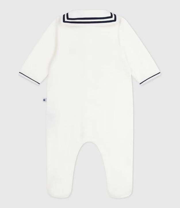 Tutina per neonato in ciniglia Petit Bateau