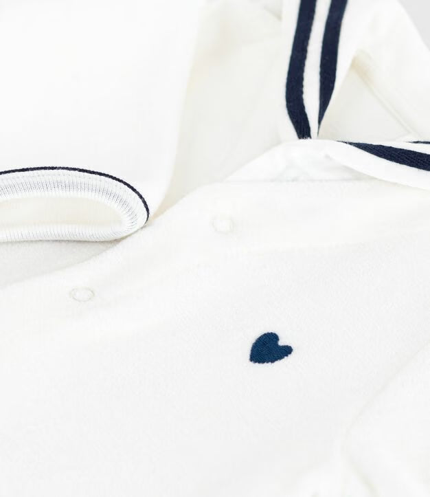 Tutina per neonato in ciniglia Petit Bateau