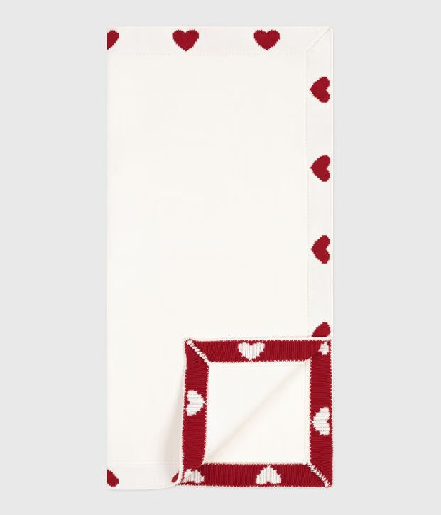 Copertina unisex per neonati in cotone lavorato a maglia Petit Bateau.