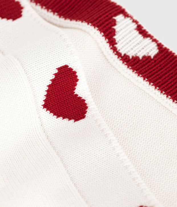 Copertina unisex per neonati in cotone lavorato a maglia Petit Bateau.