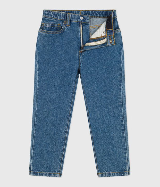 Pantaloni a cinque tasche in denim Petit Bateau