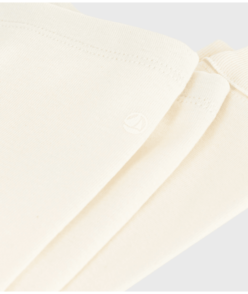 Leggings in cotone tinta unita neonato