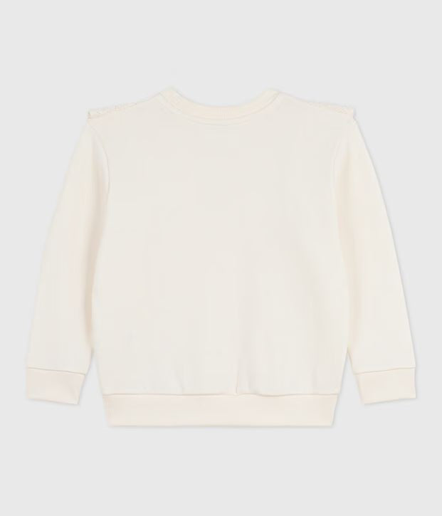 Felpa in cotone bambina