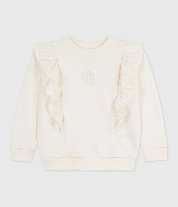 Felpa in cotone bambina