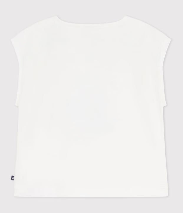T-shirt a maniche corte in cotone bambina