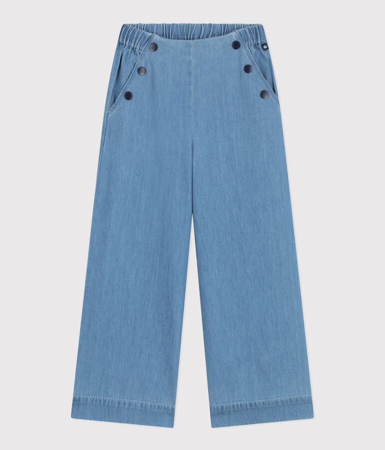 Pantaloni in denim bambina.
