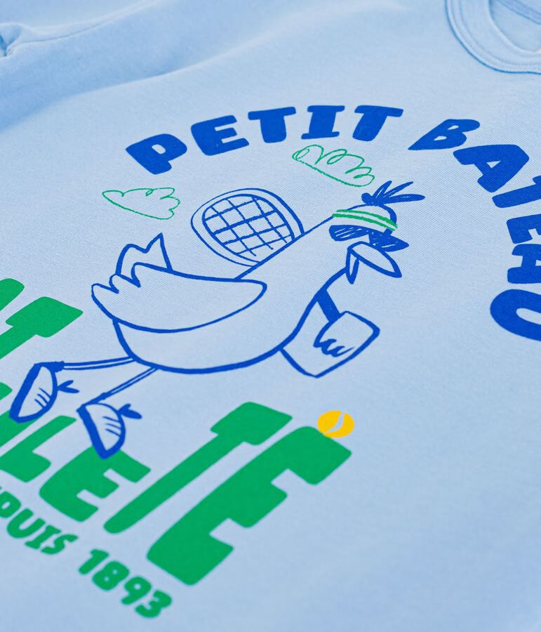 Short-sleeved cotton T-shirt