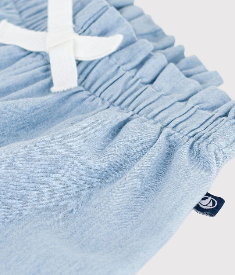 Baby girl chambray trousers