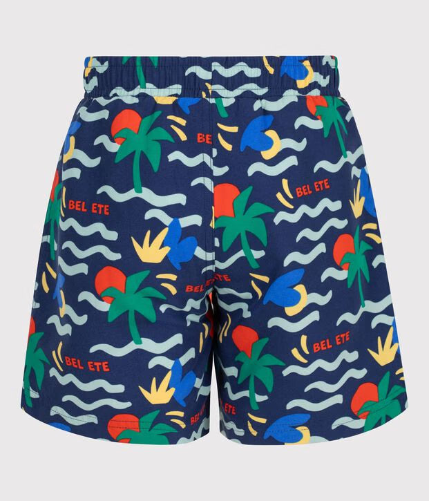 Shorts da mare bambino con stampa