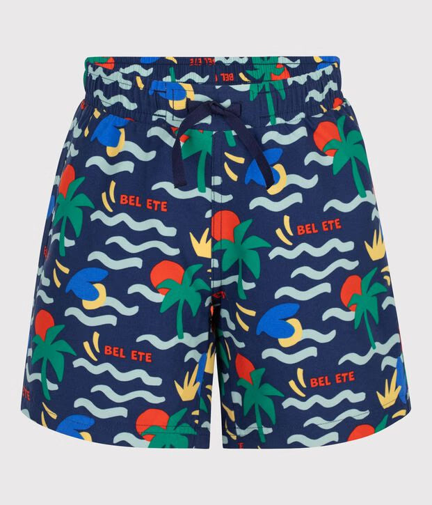 Shorts da mare bambino con stampa