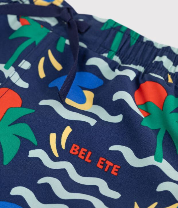 Shorts da mare bambino con stampa