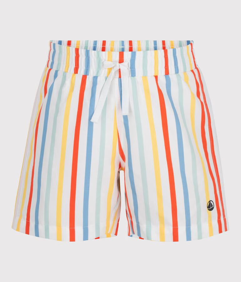 Shorts da mare a righe bambino