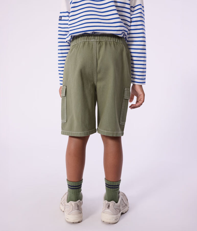 Bermuda cargo in cotone bambino