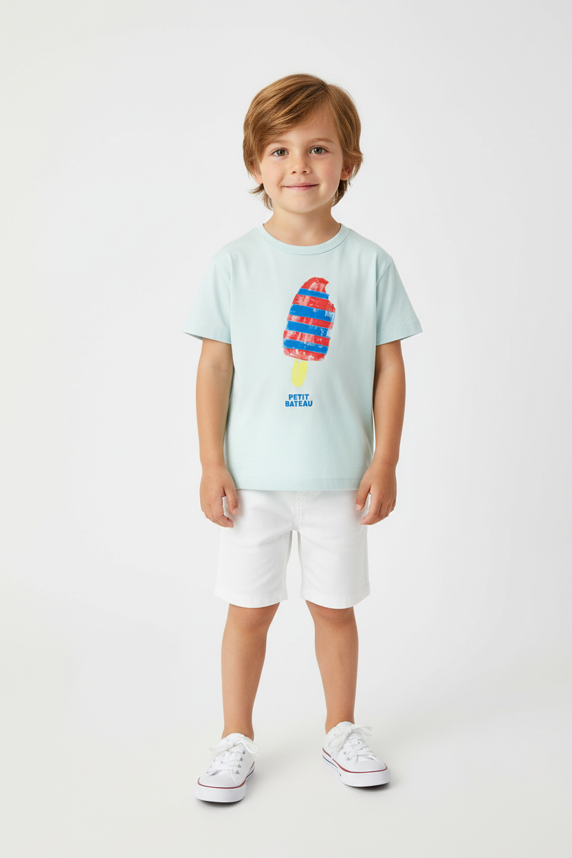 T-shirt a maniche corte in cotone