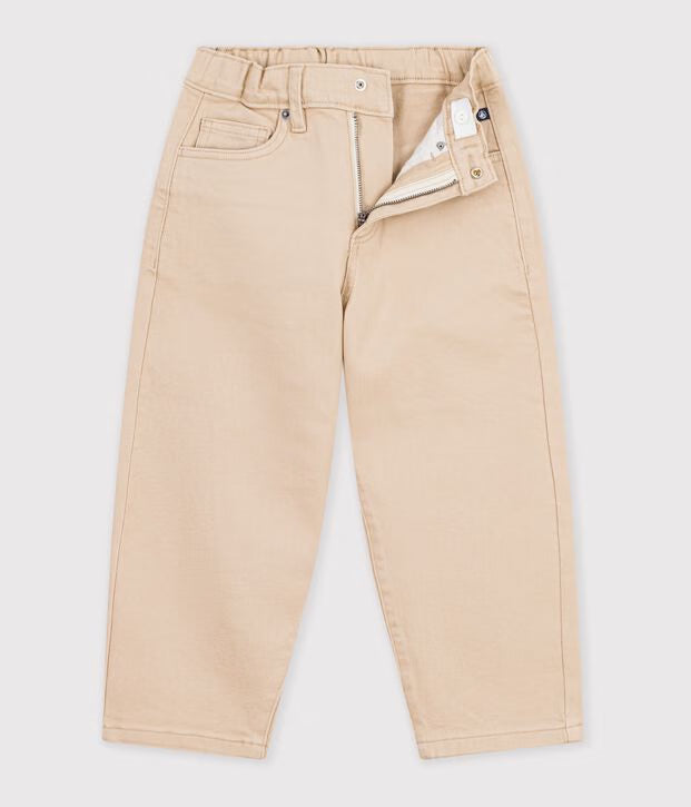 Pantaloni a 5 tasche in denim Petit Bateau