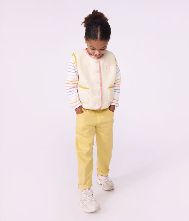 Gilet senza maniche in sherpa Petit Bateau