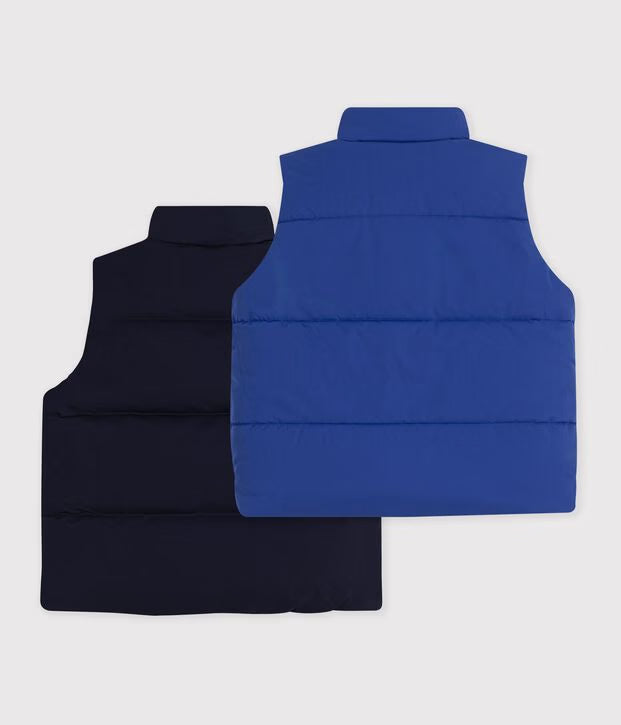 Piumino senza maniche tinta unita Petit Bateau