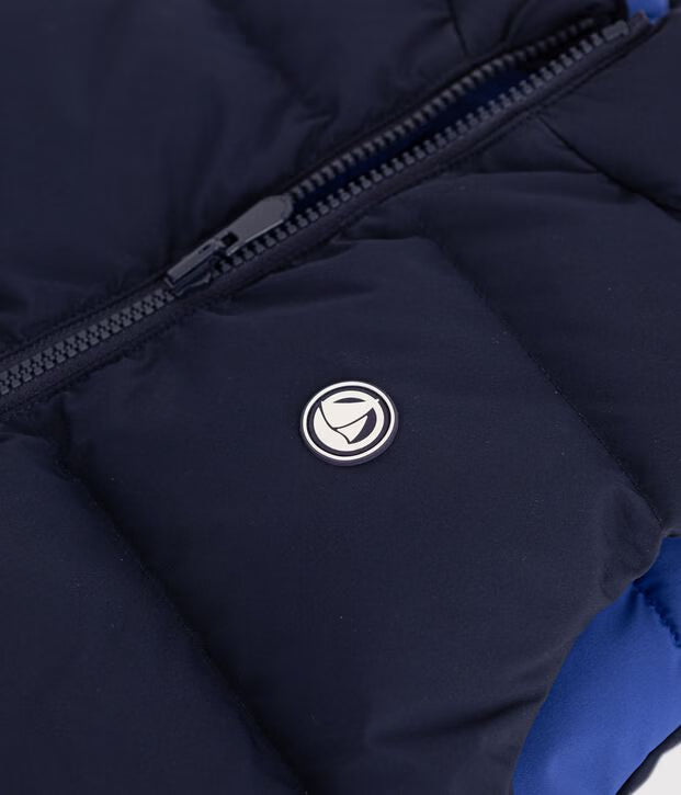Piumino senza maniche tinta unita Petit Bateau