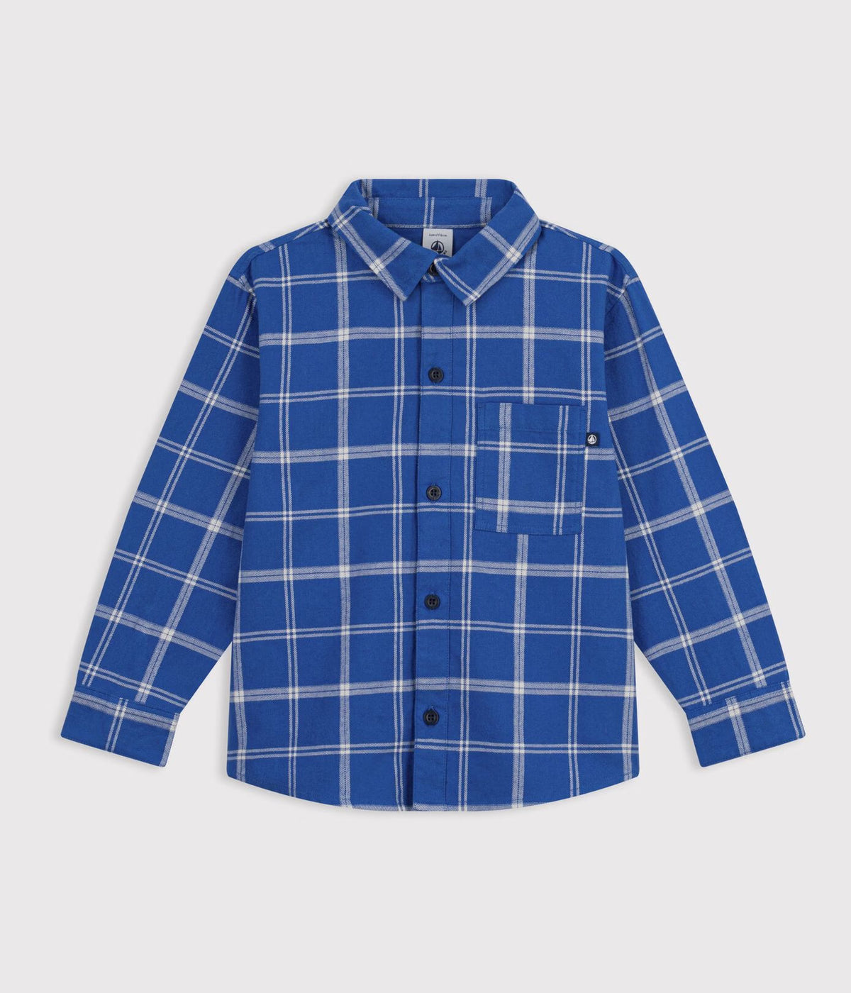Camicia in cotone a quadri Petit Bateau