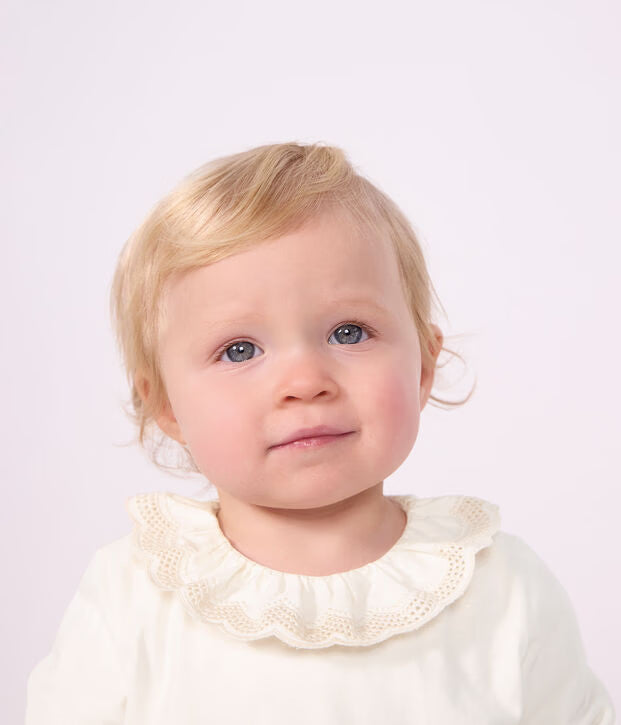 T-shirt a maniche lunghe in cotone Petit Bateau