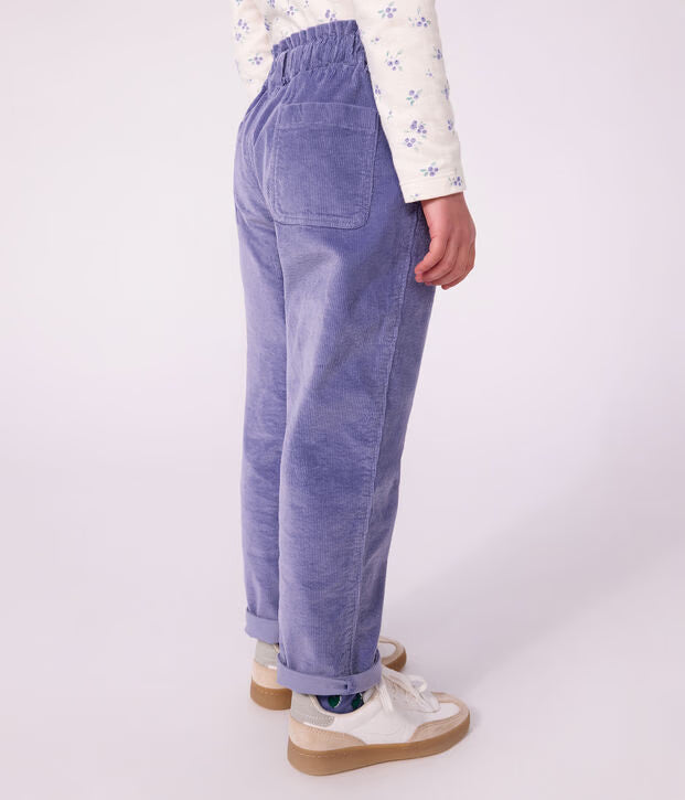 Pantaloni in velluto Petit Bateau