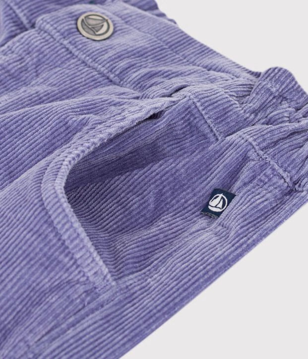 Pantaloni in velluto Petit Bateau