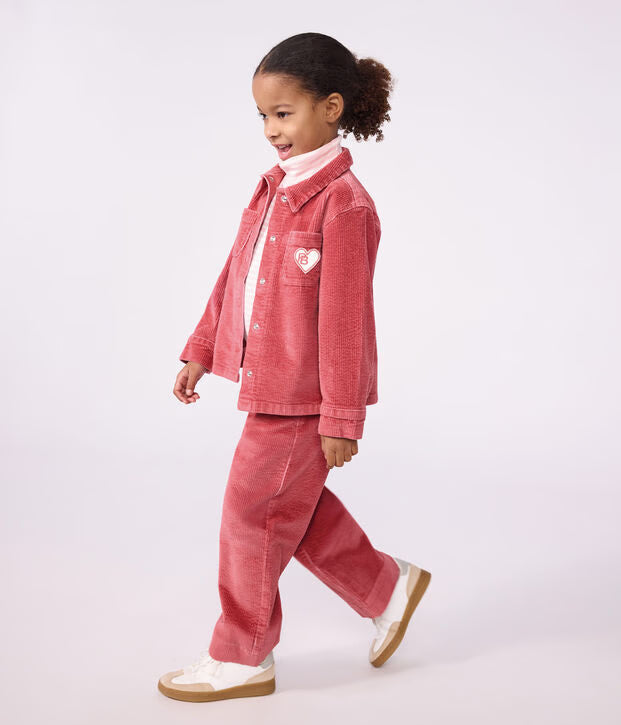 Pantaloni a gamba ampia in velluto Petit Bateau