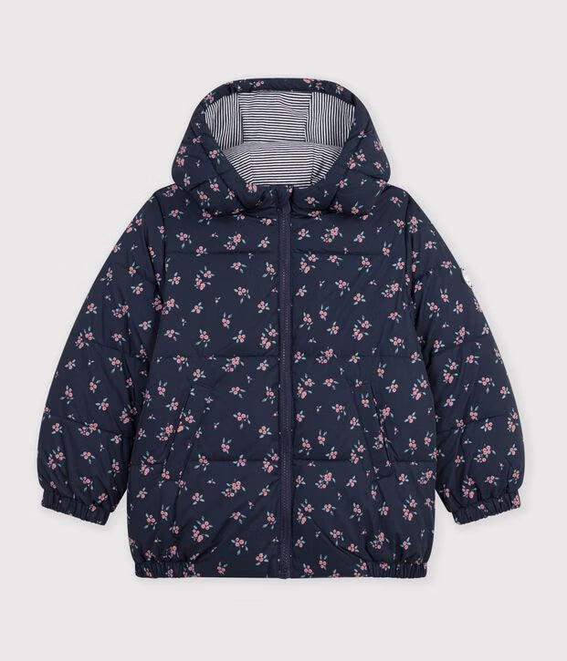 Piumino con stampa a cuori Petit Bateau