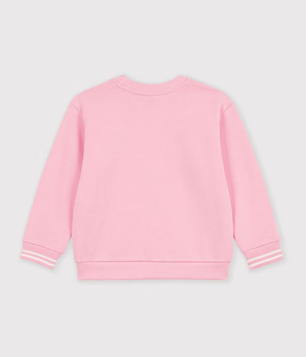 Felpa in cotone tinta unita Petit Bateau