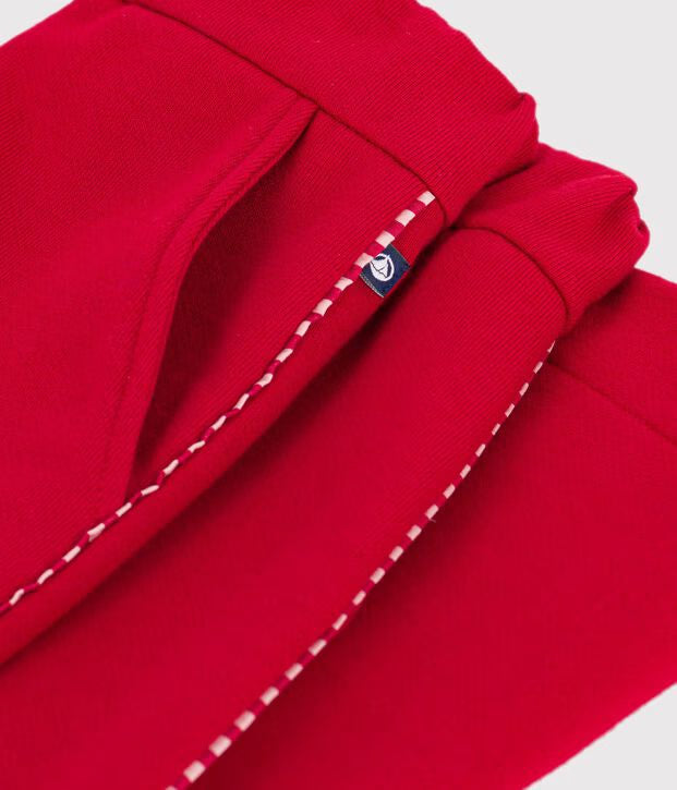 Joggers a gamba ampia in cotone Petit Bateau