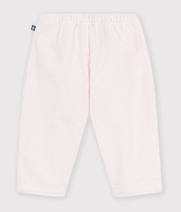Pantaloni in velluto tinta unita Petit Bateau