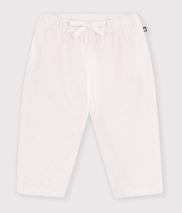 Pantaloni in velluto tinta unita Petit Bateau