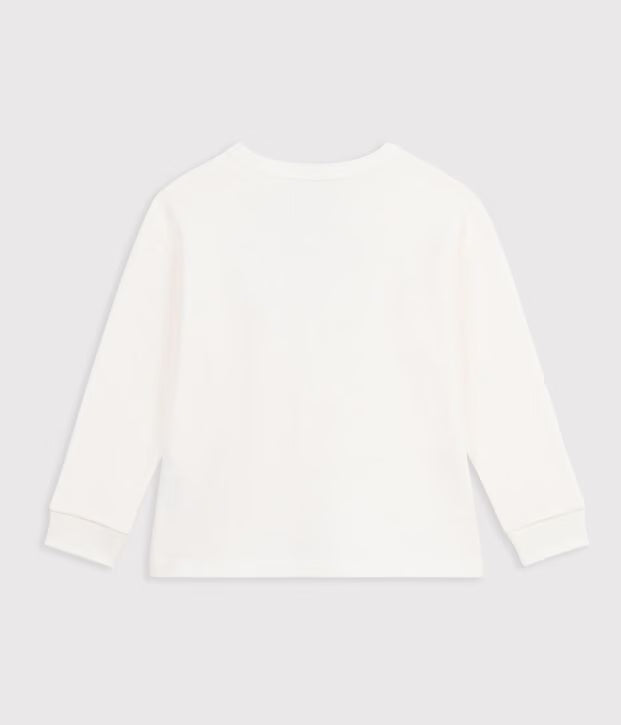 T-shirt a maniche lunghe in cotone Petit Bateau