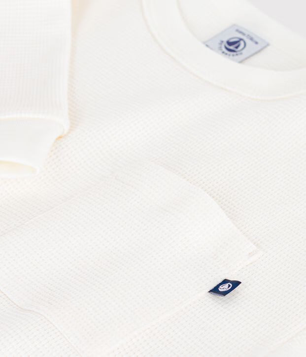 T-shirt a maniche lunghe in cotone Petit Bateau