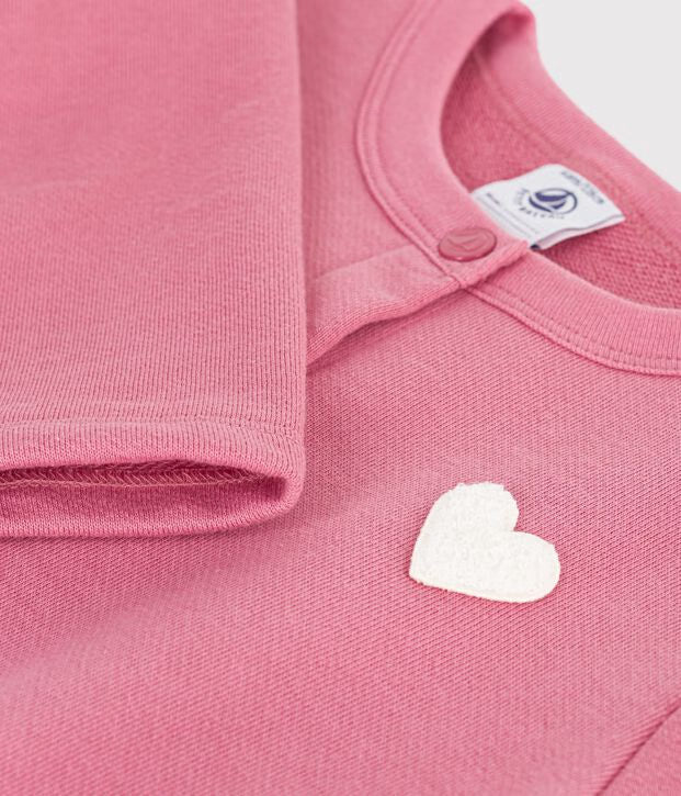 Cardigan in cotone tinta unita Petit Bateau