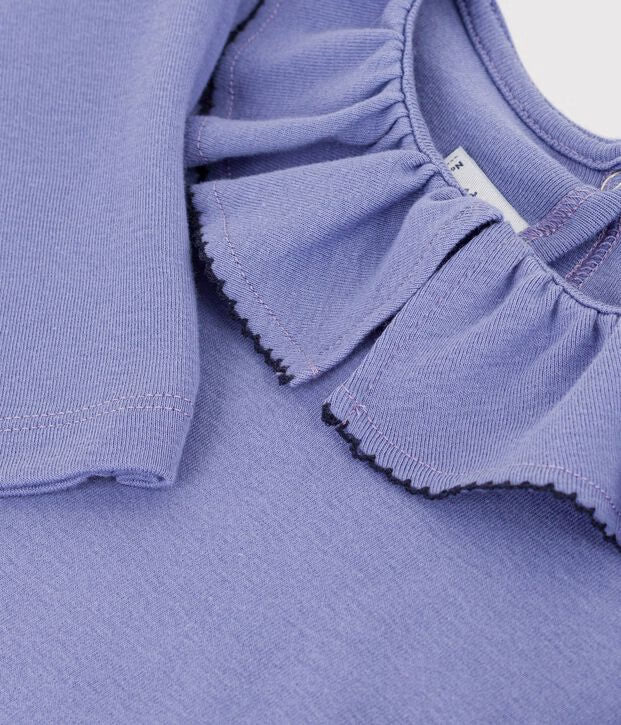 T-shirt con colletto a maniche lunghe Petit Bateau