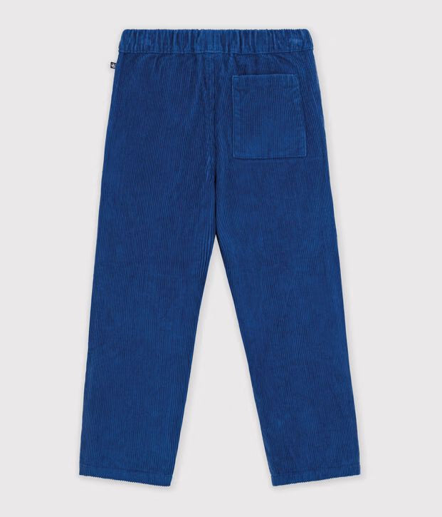 Pantaloni dritti in velluto Petit Bateau