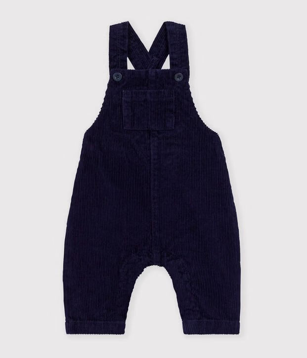 Salopette lunga in velluto Petit Bateau