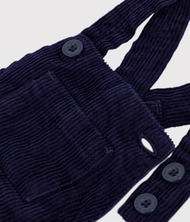 Salopette lunga in velluto Petit Bateau