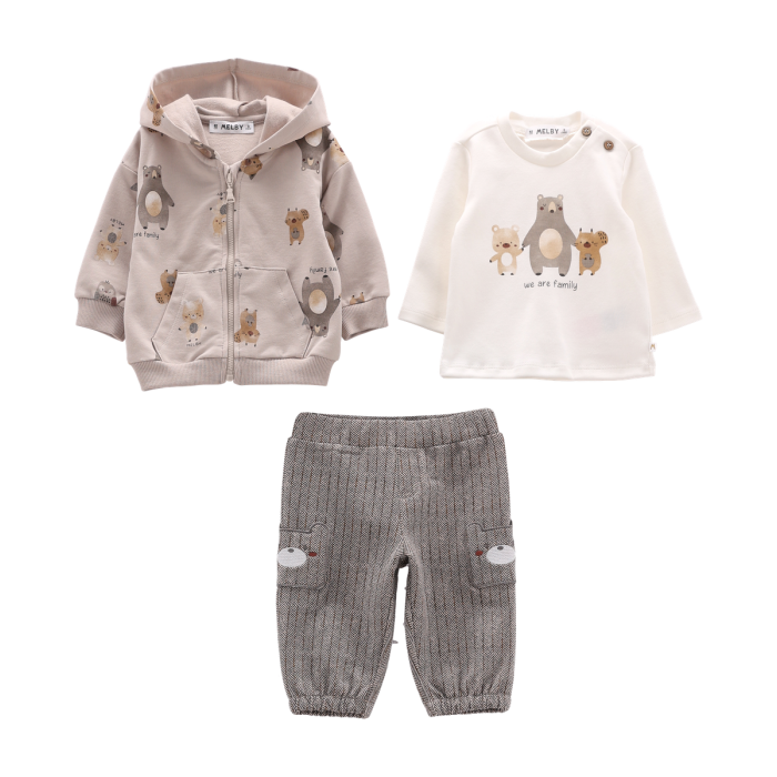 Completo 3 Pezzi Orsetti del Bosco Melby