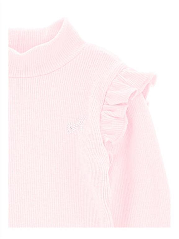Dolcevita rosa in maglia Monnalisa.