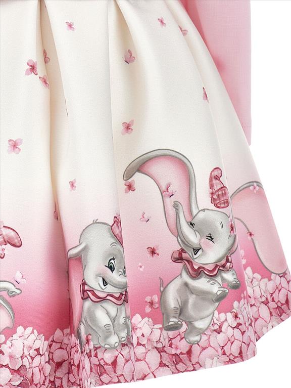 Abito con cintura Dumbo - Rosa Monnalisa.