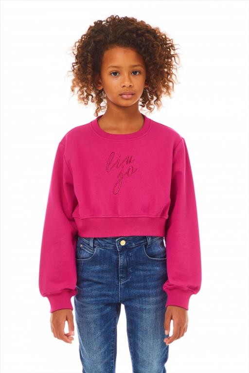 FELPA GIROCOLLO CROPPED