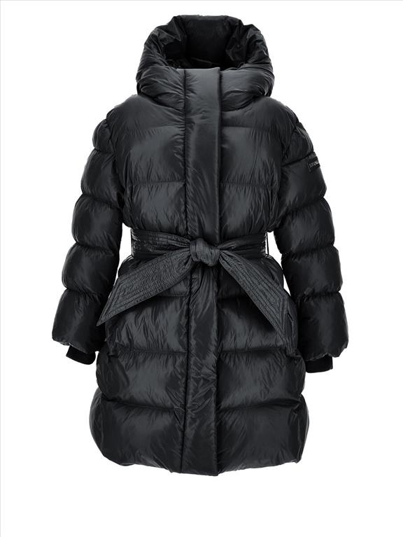 Monnalisa Cappotto imbottito con Cintura a Nastro