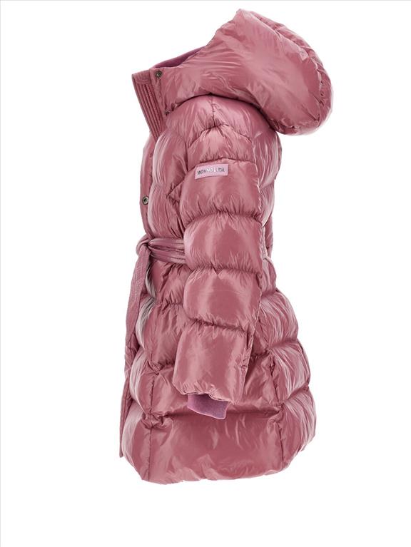 Monnalisa Cappotto imbottito con Cintura a Nastro