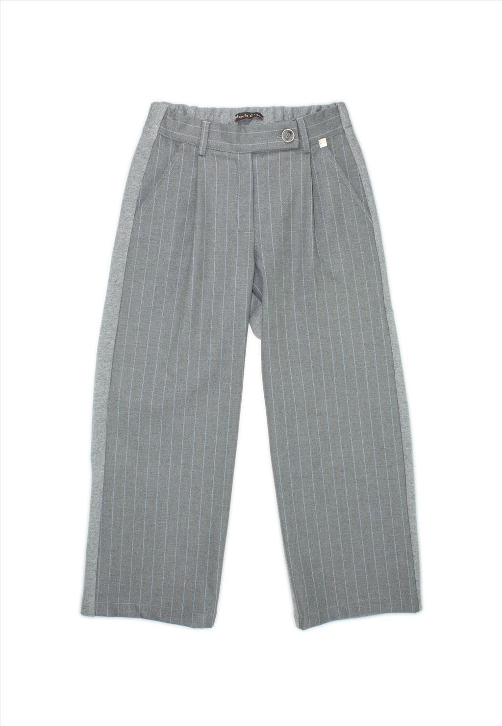 Pantalone in felpa e tessuto